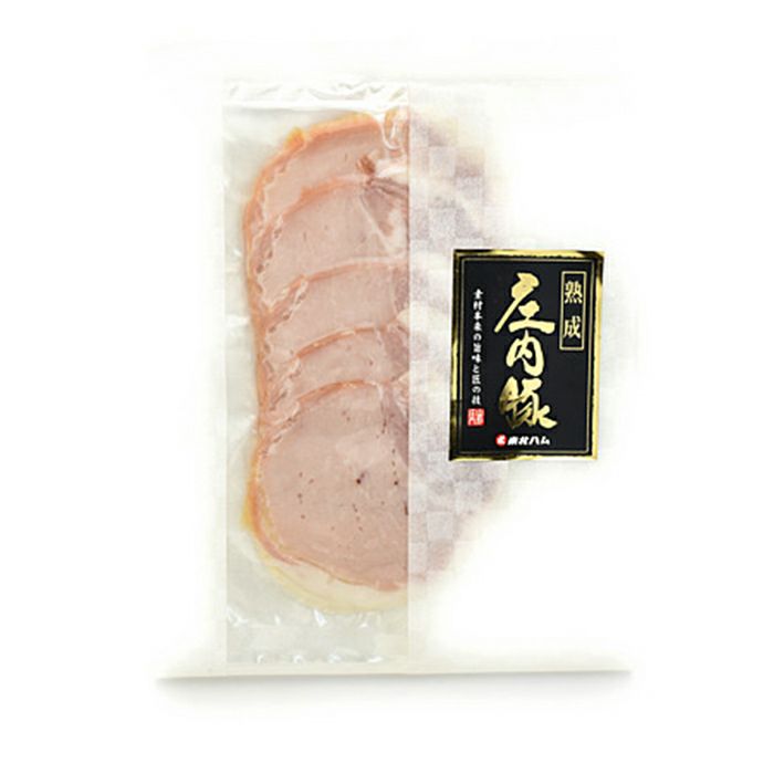 庄内豚 熟成ロースハムスライス 63g 黒 Dlg金賞 東北ハム